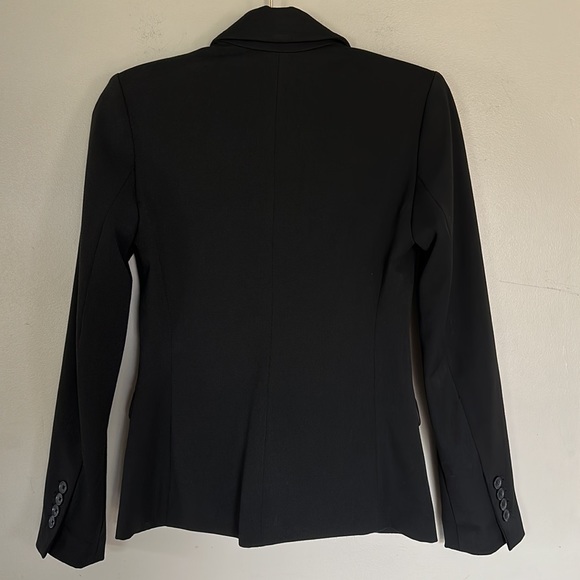 Express Notch Collar One Button Blazer - Black - 2 - Picture 5 of 13
